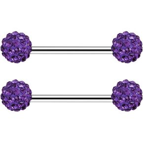 Salwosai 14G الفولاذ المقاوم للصدأ الحلمة ثقب المجوهرات Nipplering الحديد كرات تشيكوسلوفاكيا مستديرة حلقات الجسم 5/8 بوصة
