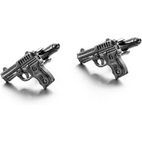 أزرار أكمام مسدس للرجال، أزرار أكمام مسدس مسدس، أزرار أكمام للأذرع مسدسات اليد، أزرار أكمام أكمام للمسدسات السوداء، قميص بنادق سوداء أزرار أكمام فرنسية، أفضل رجل زفاف أزرار أكمام هدية in Kuwait