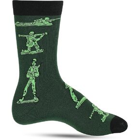 Luther Pike Seattle Funny Socks For men: Funky mens dress socks, crazy socks, fun socks