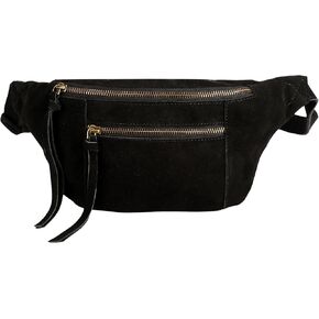 Premium Leather Waist Pack Unisex- Genuine Leather Fanny Pack Belt Bag Travel Bag with Adjustable Strap - Crossbody Everyday Belt Bag in Saudi Arabia