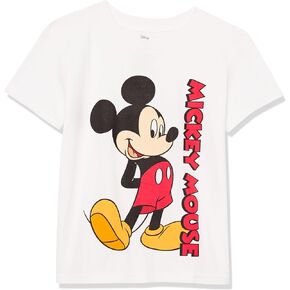 Disney Boys' Mickey Mouse Short Sleeve T-Shirt Little Big Kid
