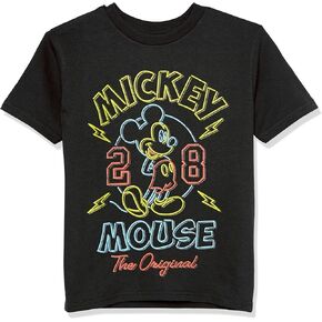 Disney Boys' Mickey Mouse Short Sleeve T-Shirt Little Big Kid