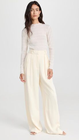 Vince Women's Long Sleeve Smocked Top in Saudi Arabia