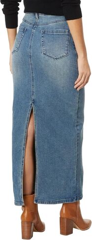 [BLANKNYC] Womens Sustainabke Maxi Denim Tube Skirt in Saudi Arabia