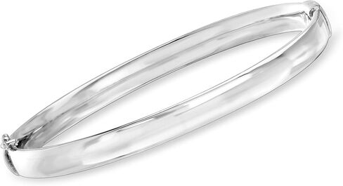 Ross-Simons 6mm Sterling Silver Bangle Bracelet. 7 inches, 7 inch, Sterling Silver , not known in Saudi Arabia