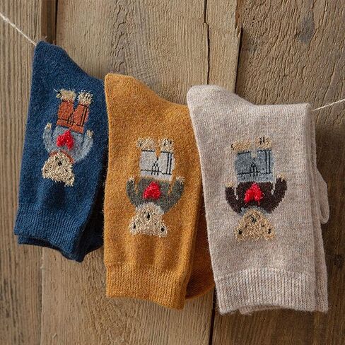 Meloday Bear Embroidery Cute Women's Ankle Socks Soft Cotton - 5 pairs per pack in Kuwait