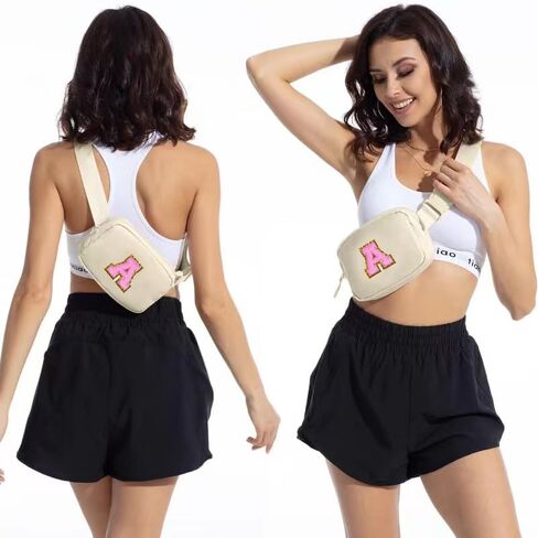 Birthday Gifts for 6 7 8 9 10 11 Year Old Girls- Initial Fanny Pack Belt Bag for Teen Girls-Cute Teen Trendy Stuff (A) in Kuwait