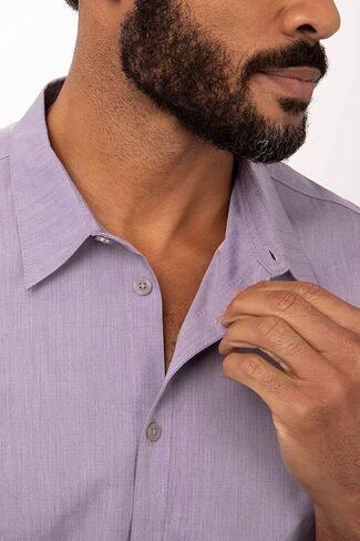 Chef Works Men's Modern Chambray Dress Shirt in Saudi Arabia