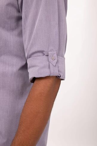 Chef Works Men's Modern Chambray Dress Shirt in Saudi Arabia