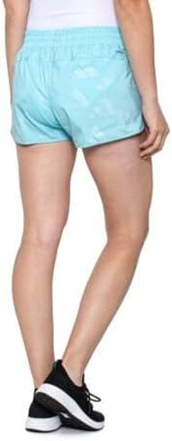 adidas Women's Pacer Woven Deboss Shorts (as1, Alpha, M, Regular, Regular, Hazy Sky, Regular Fit) in Saudi Arabia
