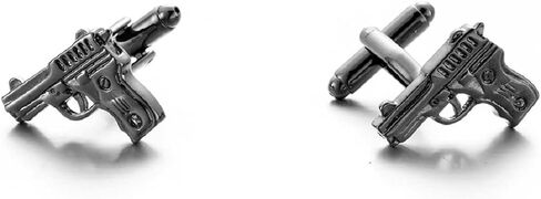 أزرار أكمام مسدس للرجال، أزرار أكمام مسدس مسدس، أزرار أكمام للأذرع مسدسات اليد، أزرار أكمام أكمام للمسدسات السوداء، قميص بنادق سوداء أزرار أكمام فرنسية، أفضل رجل زفاف أزرار أكمام هدية in Kuwait