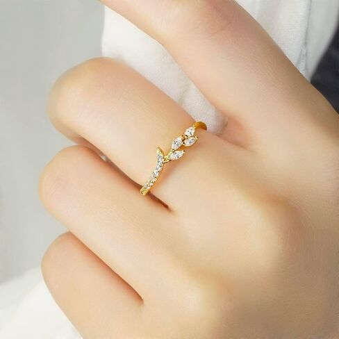 GLOQUAT 18K الذهب المفتوح خواتم الفرقة الأبدية للنساء الفتيات تشيكوسلوفاكيا أحجار الذهب رقيقة كاملة حلقات قابلة للتكديس محاكاة الماس الخلود لطيف نصف تمهيد خواتم الذكرى السنوية داينتي بيان الخلود 5/6/7/8/9/10 in Kuwait
