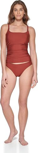 DKNY Women's Standard Mid Rise Full Coverage Bikini Bottom Bathing Suit in Saudi Arabia
