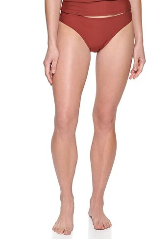 DKNY Women's Standard Mid Rise Full Coverage Bikini Bottom Bathing Suit in Saudi Arabia
