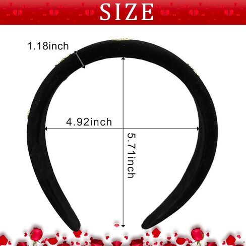 Valentine's Day Headband Heart Headband Glitterr Hair Band Valentine's Day Hair Accessories for women Party Supplies in Saudi Arabia