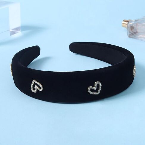 Valentine's Day Headband Heart Headband Glitterr Hair Band Valentine's Day Hair Accessories for women Party Supplies in Saudi Arabia