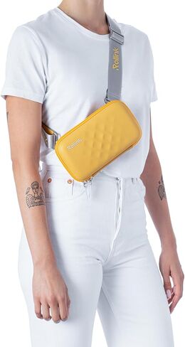 Rollink Tour Mini Bag - Durable Hardshell Small Fanny Pack Crossbody Sling Bag for Women, Anti-Theft Slash and Cut Resistant, Waterproof (Daisy) in Kuwait