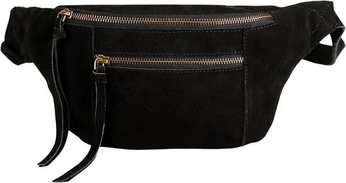 Premium Leather Waist Pack Unisex- Genuine Leather Fanny Pack Belt Bag Travel Bag with Adjustable Strap - Crossbody Everyday Belt Bag in Saudi Arabia
