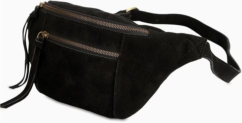Premium Leather Waist Pack Unisex- Genuine Leather Fanny Pack Belt Bag Travel Bag with Adjustable Strap - Crossbody Everyday Belt Bag in Saudi Arabia