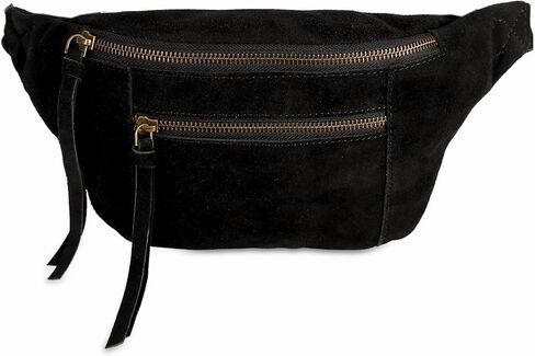 Premium Leather Waist Pack Unisex- Genuine Leather Fanny Pack Belt Bag Travel Bag with Adjustable Strap - Crossbody Everyday Belt Bag in Saudi Arabia
