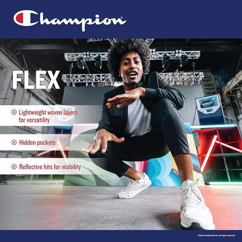 Champion Men's Pants, Flex, Woven Stretch Athletic Pants, Men's Cargo Pants, 27.5" in Saudi Arabia