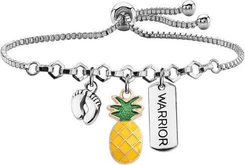 MYOSPARK IVF Fertility Wish Gift IVF Infertility Warrior Pineapple Bracelet IVF Encouragement Gifts for Women in Saudi Arabia