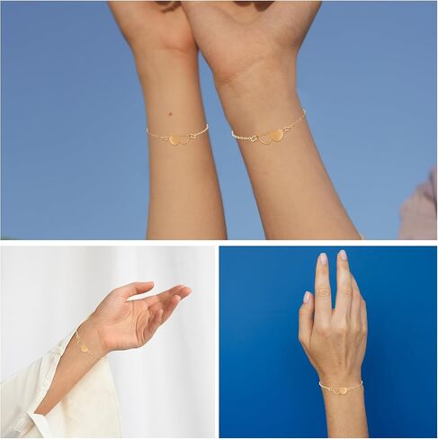 هدايا NANOOER للأم من الابنة، أفضل هدايا للأم، هدايا عيد الميلاد المضحكة للأم، هدايا عيد الشكر للأم للأم، الأم والابنة والأم وأنا مجموعة هدايا أساور متطابقة لـ 2/3/4 in Kuwait