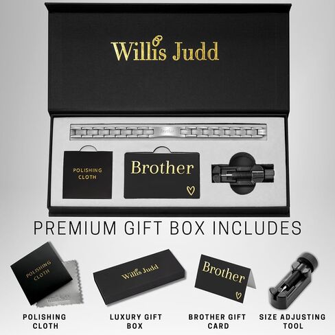 Willis Judd To My Brother Mens Bracelet Brother Birthday Gifts From Sister or Brother Titanium Bracelet in Saudi Arabia