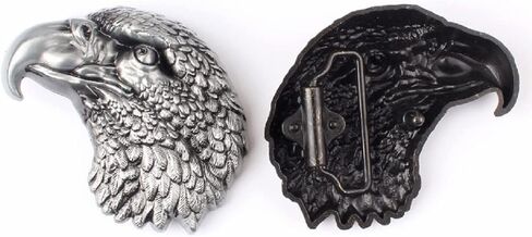 Longcreek Eagle Belt Buckle for Men, Vintage Hawk Belt Buckle, Viking Eagle Head Belt Buckle, American Bald Eagle Belt Buckle in Kuwait