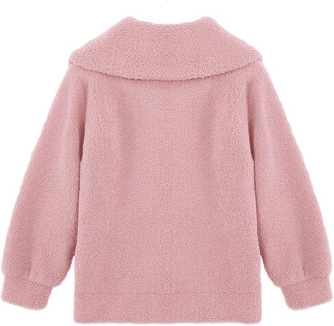 بلوفر Rrhss للفتيات من الصوف الغامض للأطفال بأكمام طويلة كاجوال من الشيربا لعمر 5-14 سنة in Kuwait