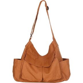 Canvas Messenger Bag Men and Women Canvas Bag Large Capacity Art Leisure Bag Multiple Pockets Canvas Shoulder Tote Bag in Kuwait