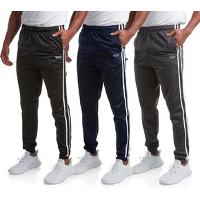 سراويل رياضية للرجال iXtreme - عبوة من 3 سراويل رياضية خفيفة الوزن من التريكو (الحجم: S-2XL) in Kuwait