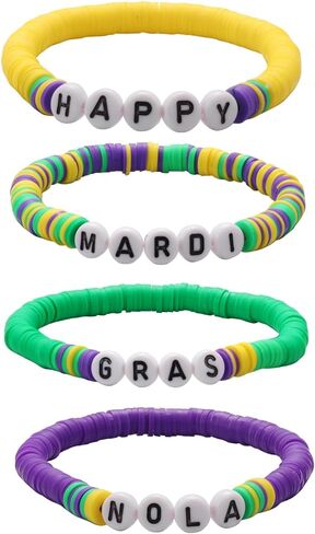 أساور Flvkev Mardi Gras من الخرز والأساور لإكسسوارات النساء in Kuwait