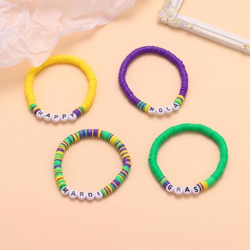 أساور Flvkev Mardi Gras من الخرز والأساور لإكسسوارات النساء in Kuwait