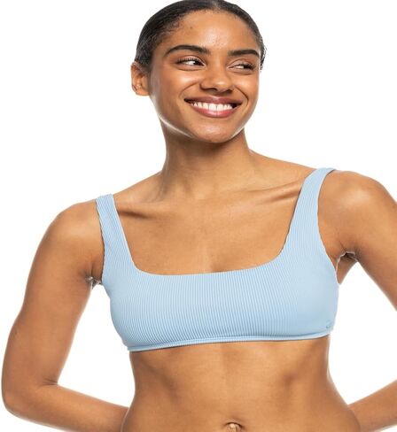 Roxy Women's Standard Ribbed Love The Glassy Bikini Top in Saudi Arabia