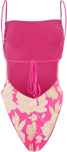 Maaji womens Radiant Pink Brittany Reversible Classic One Piece Swimsuit in Saudi Arabia