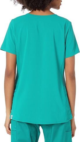 WonderWink Women's Mock Wrap Scrub Top in Saudi Arabia
