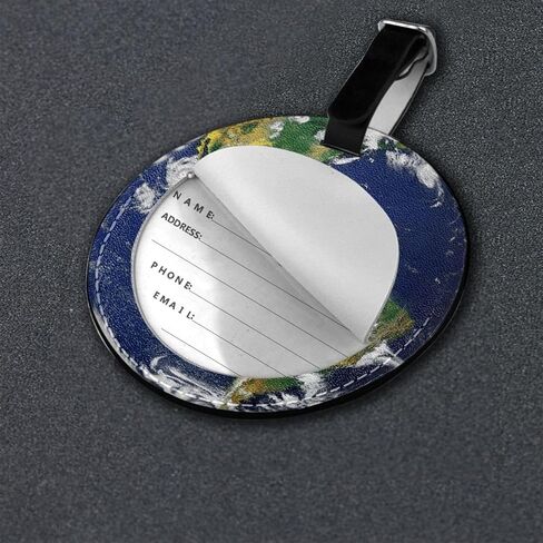 Luggage Tag Shepherd Dog Luggage Tags for Suitcases, Pu Leather Baggage Tags Identifiers for Travel, Name Id Label Tags for Baggage Bag Women Men in Saudi Arabia