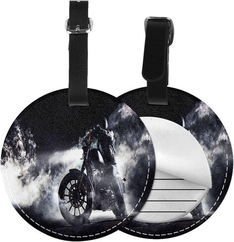 Luggage Tag Shepherd Dog Luggage Tags for Suitcases, Pu Leather Baggage Tags Identifiers for Travel, Name Id Label Tags for Baggage Bag Women Men in Saudi Arabia