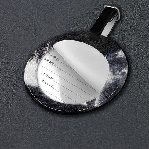 Luggage Tag Shepherd Dog Luggage Tags for Suitcases, Pu Leather Baggage Tags Identifiers for Travel, Name Id Label Tags for Baggage Bag Women Men in Saudi Arabia
