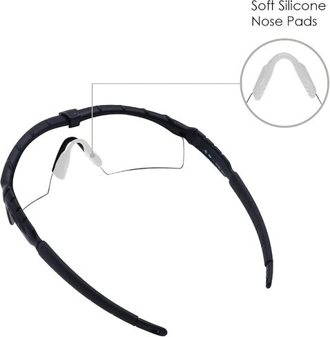 BLAZERBUCK Replacement Frame Clip for Oakley M Frame 2.0 Strike Sunglasses - Black in Saudi Arabia