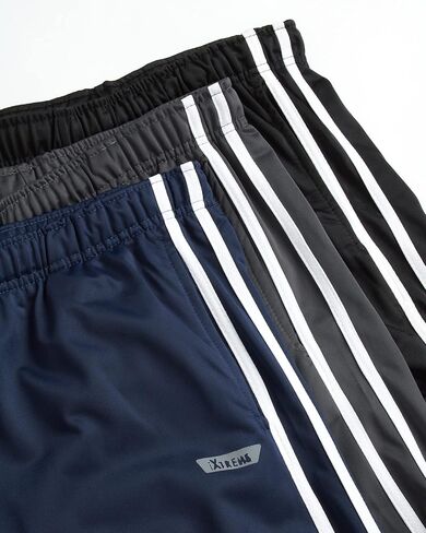 iXtreme Men's Sweatpants - 3 Pack Lightweight Active Tricot Jogger Pants (Size: S-2XL) in Kuwait