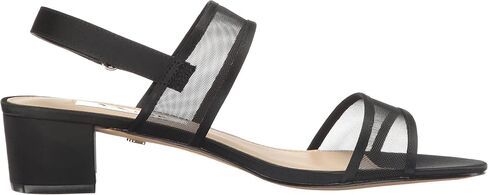 NINA Ganice - Women's Mesh Block Low-Heel Hook & Loop Dressy Sandal Shoes- Elegant and Comfortable Womens's heeled Sandals - Casual and Dress in Kuwait