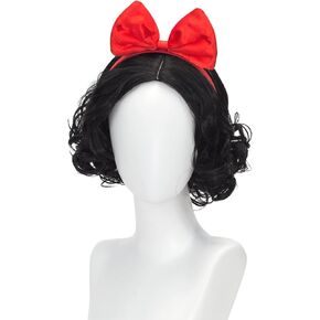 FALAMKA شعر مستعار أسود قصير للفتيات شعر مستعار بوب مجعد زي تنكري لحفلات الهالوين in Kuwait