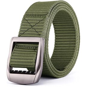 Kira Sutsu Men's 1.5" Nylon Web Work Belt Simple Everyday Riggers Belt