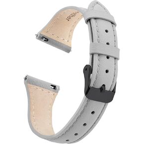 Ritche Quick Release Leather Watch Bands for Women Ladies Watch Straps Replacement 12mm 14mm 16mm 18mm 20mm Black/Light Pink/White/Brown/Gray/Dark Blue in Kuwait