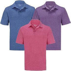 مجموعة 3 قمصان بولو Forgan of St Andrews Premium Heather Golf - للرجال in Kuwait