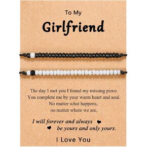 UNGENT THEM Pinky Promise Matching Bracelet for Couples Soulmate Man Distance Relationship Gifts for Women Men Him Her… in Saudi Arabia