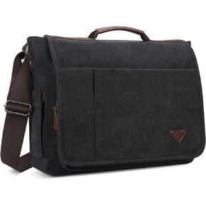 حقيبة كمبيوتر محمول مقاس 17 بوصة، حقيبة رسول للرجال، حقيبة كمبيوتر للسفر كاجوال من القماش الكتاني، حقيبة كتف للرجال، حقائب كروس للرجال، حقيبة كمبيوتر محمول للمدرسة in Kuwait