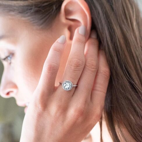 PAVOI 14K Gold Plated Crystal Birthstone Rings | Rings For Women in Kuwait